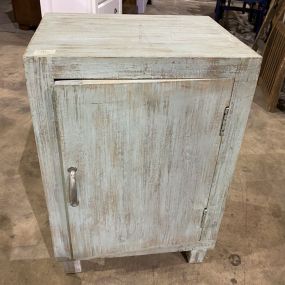 Distressed Painted Cabinet