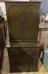 Two Piece Hutch Cabinet