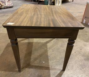 Vintage Oak Pressed Wood Side Table