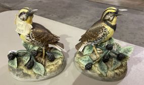 Pair of Meadowlark by Andrea Figurines