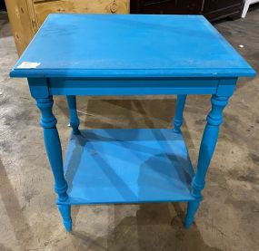 Painted Wood Side Table