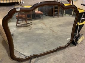 Oxford Mahogany French Style Wall Mirror 38