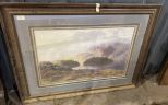 Large Framed Landscape Print