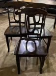 Three Cherry Dining Chairs