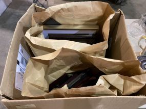Box Lot of Assorted Picture Frames