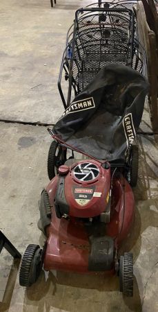 1081 Craftsman Gold 6.75 Push Mower New Building Online Auction 2022