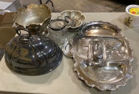 Box Lot of Silver Plate
