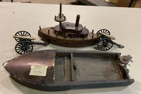 Miniature Boats, and Canons