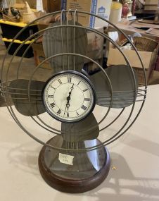 Faux Fan Clock