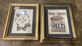 House Special Cross Stitch and Flower Art