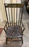 Stenciled Painted Chair