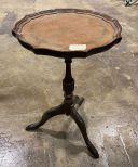 Small Vintage Mahogany Pedestal Table