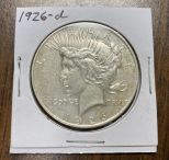 1926 D Peace Liberty Dollar