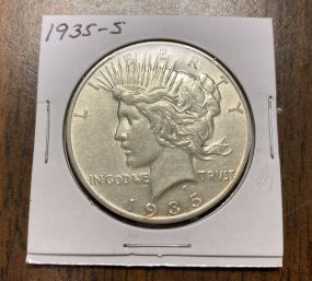 1935 S Peace Liberty Dollar