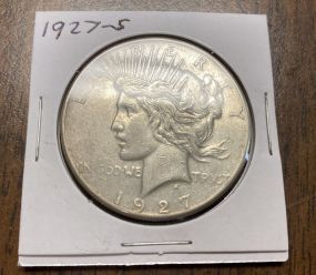 1927 S Peace Liberty Dollar