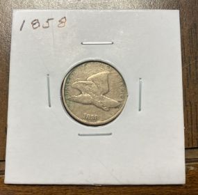 1858 Flying Eagle Cent