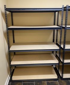 Large Five Shelf Metal Rack