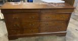 Modern Cherry Double Dresser