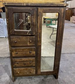 Antique Oak Chifforobe