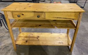 Pine Kitchen Island