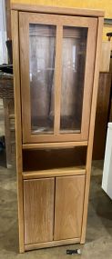 Maple Tall Display Cabinet