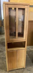 Maple Tall Display Cabinet