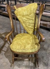 Worn Colonial Style Rocker