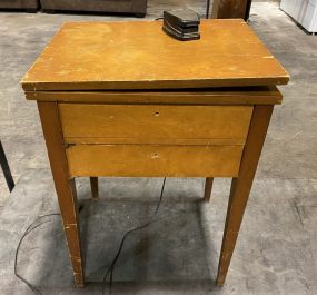 Vintage Maple Sewing Machine