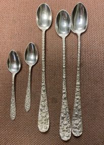 Stieff Sterling Ice Tea Spoons and Demitasse Spoons