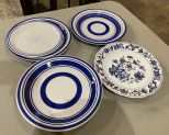 Royal Norfolk Dinner Plates and Blue and White Plates