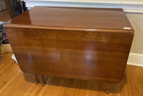 Mahogany Gate Leg Drop Leaf Table