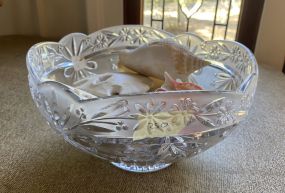 Pressed Glass Center Piece Bowl