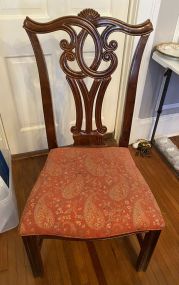 6 Mahogany Finish Dining Chairs