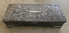 Ornate Silver Plate Jewelry Box