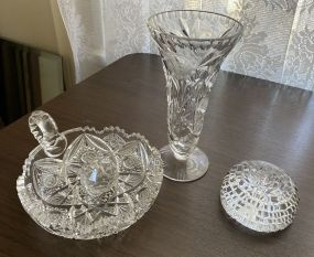 Vintage Pressed Glass Pieces