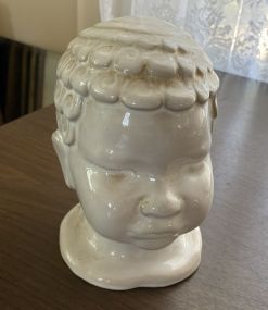 Hand Crafted Pottery Bust of Child