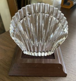 Waterford Crystal Shell Paperweight