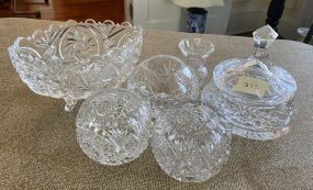 Group of Pressed Glassware