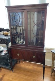 20th Century Georgian Style China Cabinet