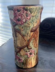 Weller Style Flemish Woodcraft 1920's Art Pottery Vase