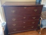 Vintage Mahogany Butler's Desk/Secretary Chest