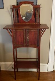 Art Nouveau Style Hall Cabinet