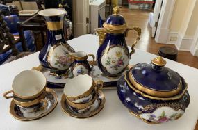 Atzgolds Kanderbeit Germany Porcelain Tea Set