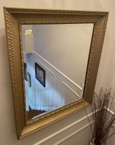 Gold Gilt Beveled Wall Mirror