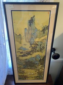 Frame Asian Landscape Artwork