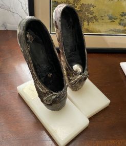 Pair of Metal Ballerina Slippers