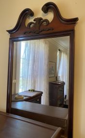 Mid 20th Century Mahogany Traditional Style Mirror