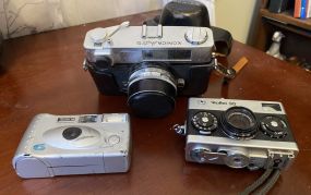 Konica Auto S, Studio 35, and Roller 35 Cameras