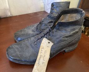 Antique Leather Shoes claimed to Belonged to Teddy Roosevelt