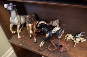 Group of Horse Toys